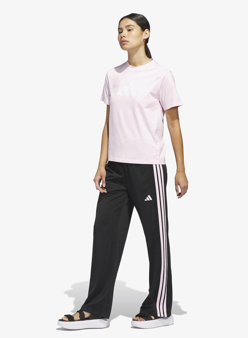 Adidas Textured Gingham Big Logo Graphic T-Shirt - Image 5